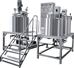 Naprawiono emulgator homogenizujący Szampon / Maszyna do producdukcji kosmetyków SUS304 / 316 Materiał o wysokiej wydajności