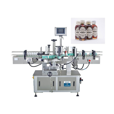 Mesin Kemasan Kosmetik 1毫米Mesin Pelabelan Stiker Botol Bulat Untuk Minuman Makanan