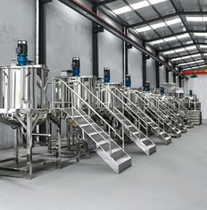 本cosméticos da máquina mistura do elevado desempenho和misturam-se reagindo a caldeira