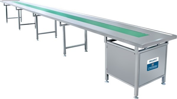 Máquina de empacotamento de borracha pequena de lustro ajustável do champô da máquina da correia transportadora da altura