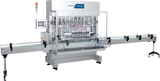 Máquina de rellenar poner crema cosmética serva de la botella y del tarro