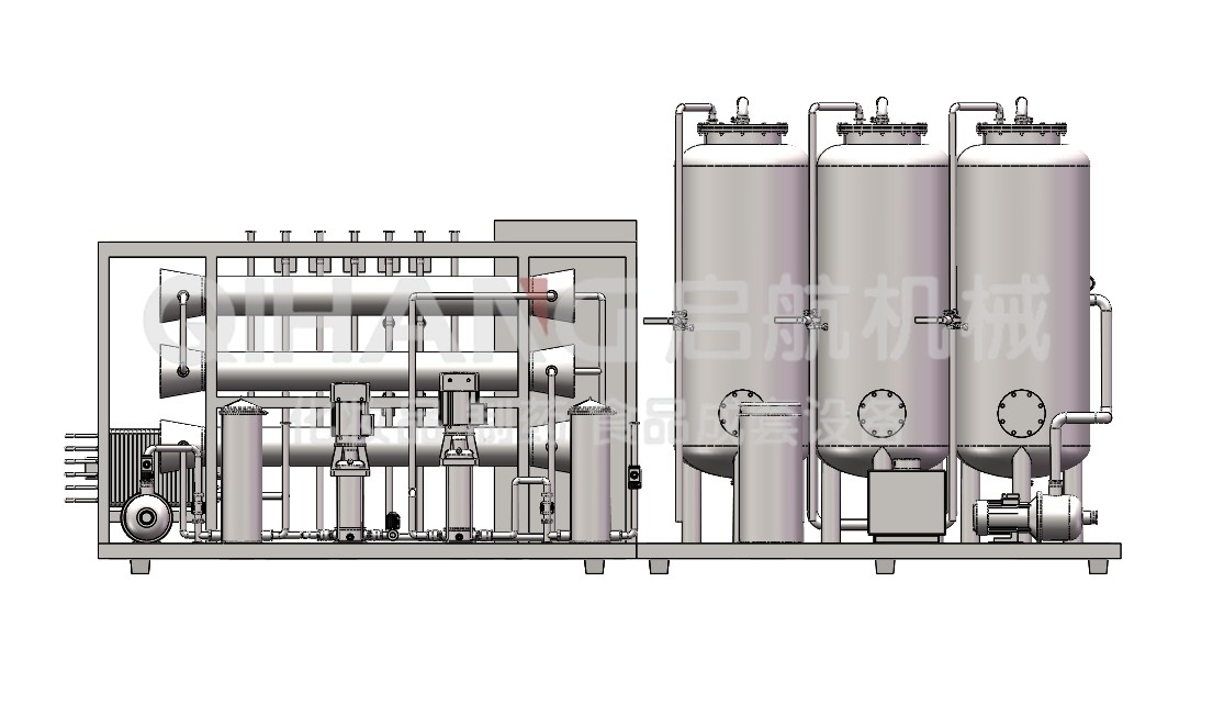 适量800GPD水处理渗透滤波系统全自动