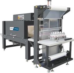 Máy đóng gói mỹ phẩm có kiểm soát giao diện PLC Máy đóng gói màng nhựa tự động L Thanh