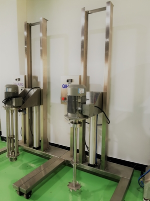 Dầu gội đầu Máy trộn mỹ phẩm 1.5KW Máy trộn cắt cao Máy phân tán đồng nhất