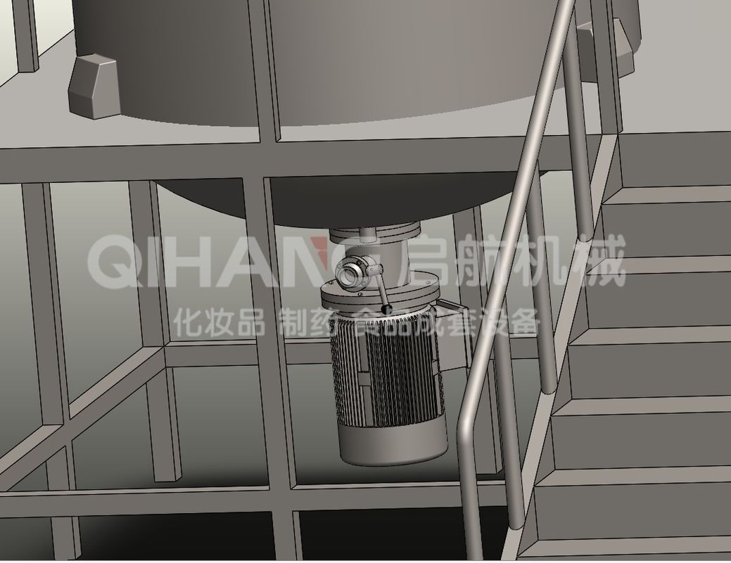 Máy trộn chất tẩy rửa dạng lỏng SS304, Thiết bị trộn mỹ phẩm